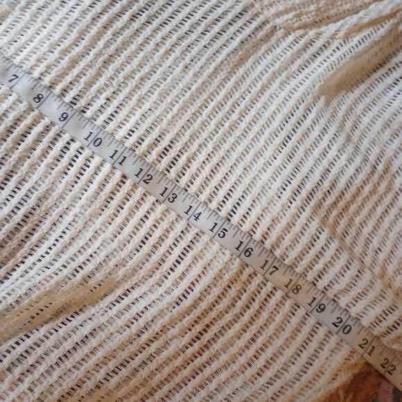 Mesh See Through Long Sleeve Top with Hood , Tassel Drawstring Waist - Picture 5 of 8